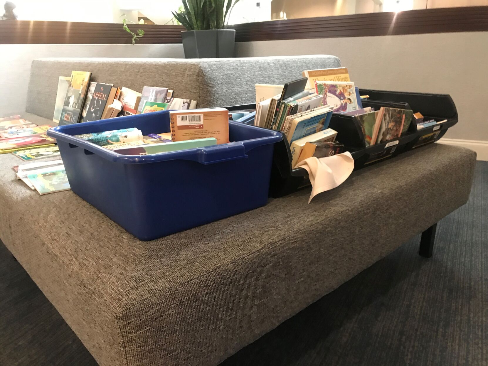 Small library at the Hope Center